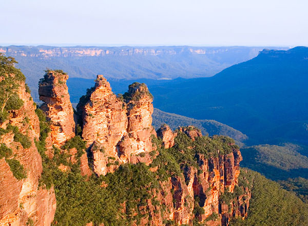 The three sisters in the Blue Mountains on a private tour