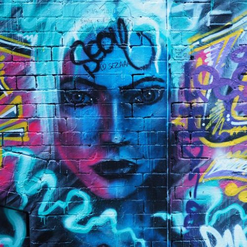 An image of urban graffiti on your Sydney Underground tour