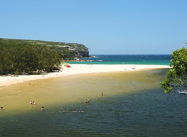 Sy=wimming hole at The Royal National Park Sydney